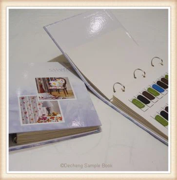 Fabric Colour Block Swatch Card